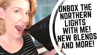 Paradise Fibers Subscription Mystery Spinning Box Unboxing-Northern Lights!