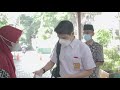 Vaksinasi siswa bersama di smp islam sultan agung 1 semarang