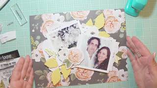Felicity Jane Scrapbooking Process Video 8.5x11 Layout &quot;... One &amp; only you ...&quot;
