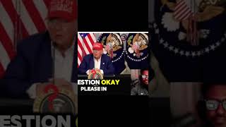 Trump left the reporter flabbergasted.  #trump #news #helpmemakethismakesense #interview