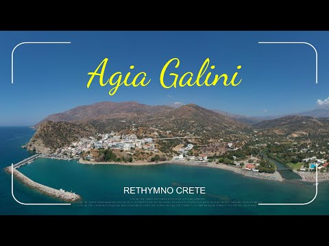 Agia Galini Rethymnon Crete Greece 4K