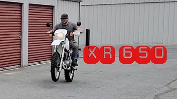 Honda XR 650 L - Cold Start & RIDE  Brutal Raw Exhaust Sound - Vlog