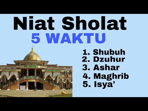 NIAT DAN CARA SHOLAT SUNNAH TOLAK BALAK