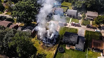 SEPT 08 LOWER BURRELL FIRE - DRONE FOOTAGE