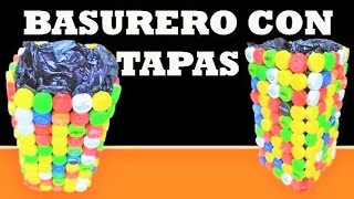 COMO DECORAR TAPERS DE PLÁSTICO I Rinconcito de manualidades 