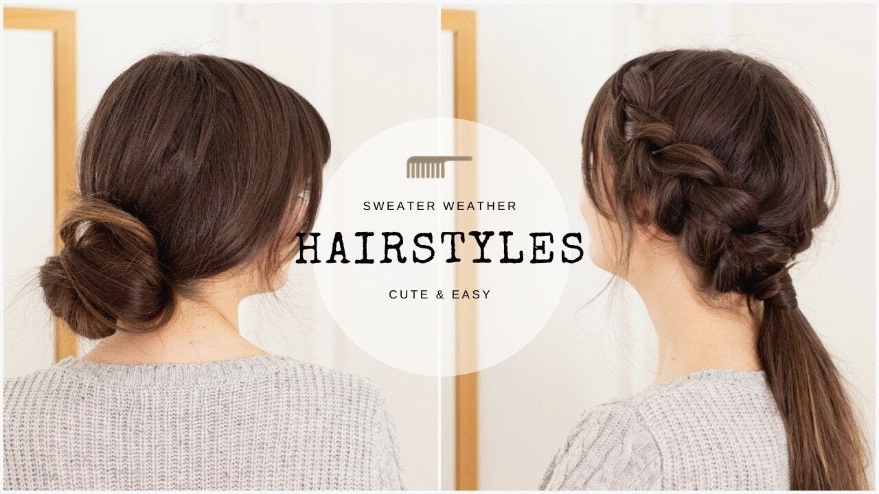 20 Cozy and Cute Sweater Weather Hair Ideas