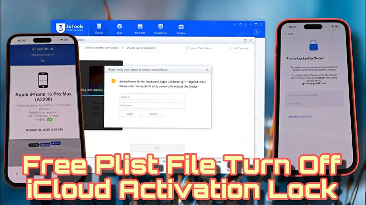 Free Unlock Activation Lock With 3uTools plist File - iCloud Activation Unlock 2025