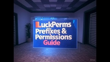 LuckPerms Tutorial: How to add Prefixes and Permissions