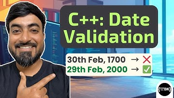 C++ program to validate a given date (day, month, year)