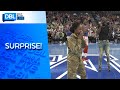 Military Mom Surprises Family At Globetrotters Game