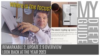 Remarkable 2 Paper Tablet: Update 3.9 Overview and a Look Back at the 2023, and forward to 2024