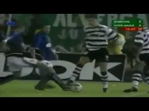 Cristiano Ronaldo's debut in the Champions League  Sporting vs Inter Milan 2002