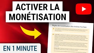 Enable MONETIZATION on YouTube: CONDITIONS to be met