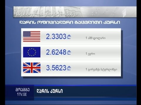 2,33 - ლარის კურსი დოლართან მიმართებაში