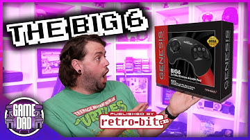 A NEW Sega Genesis CONTROLLER?! | The Big 6 Arcade Pad