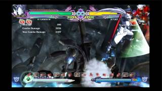 Hakumen CSE: (0) 2c AA＞sj.2a, j.2c, 2c＞sj.2a, j.2c, sc＞sj.2a, j.2a, AD j.2a, j.C, 5c, 3c