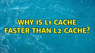 Why is L1 cache faster than L2 cache (4 Solutions!!)