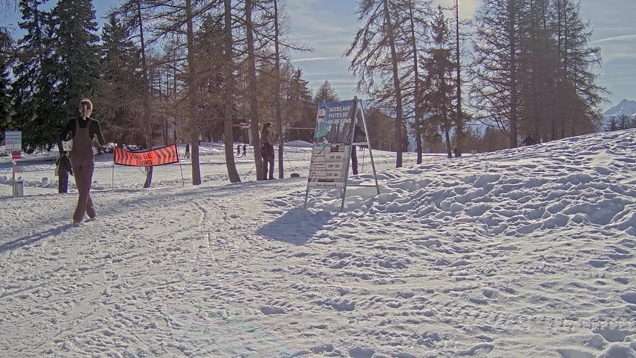 Live Camera Ski de fond Golf Crans-Montana