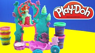 Disney Play Doh Ariel's Undersea Castle Mix 'n Match Magiclip Sparkle Playdough The Little Mermaid