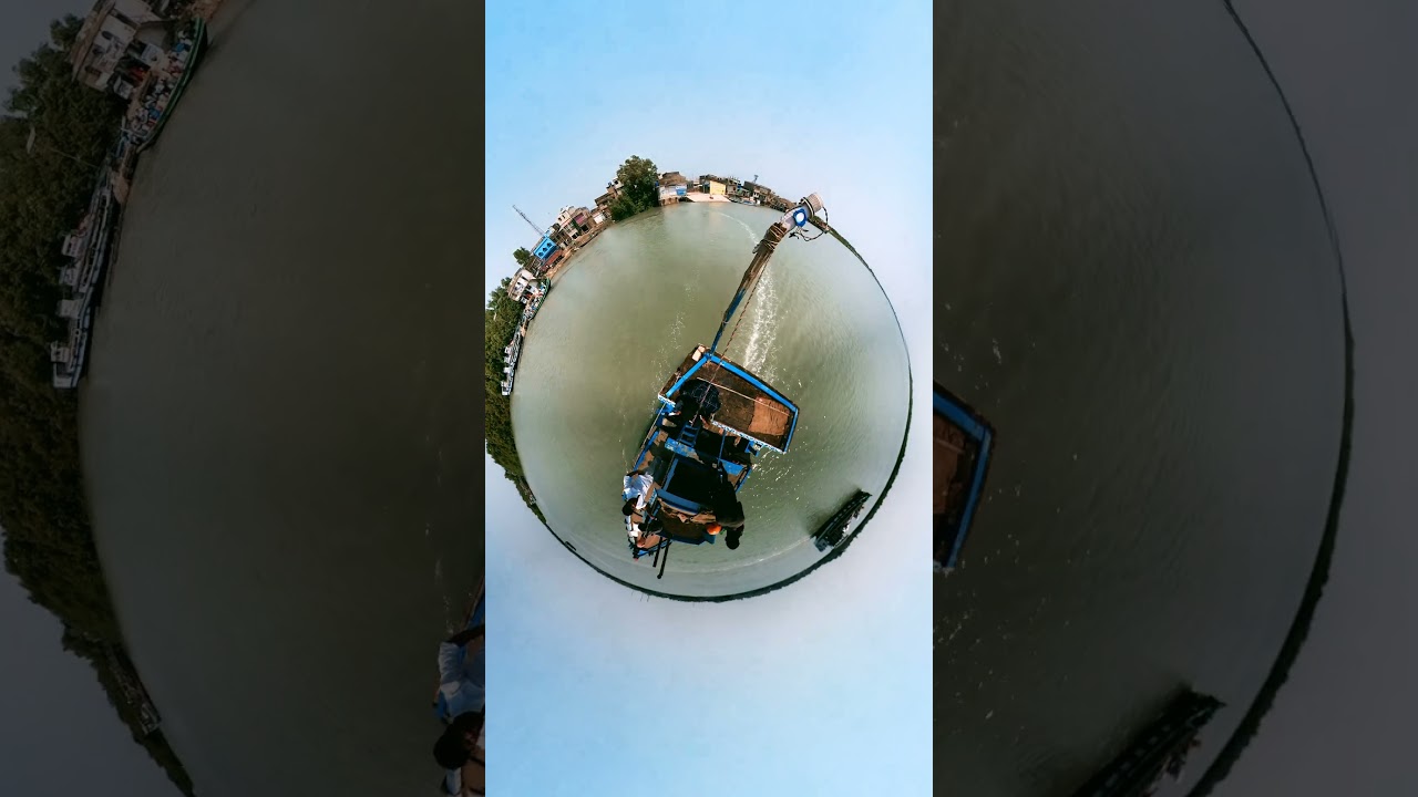 360° funny face view 