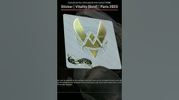 Gold Paris2023 Legends team stickers