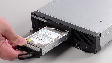 Lenovo ThinkSystem SN550 installing a hot-swap drive