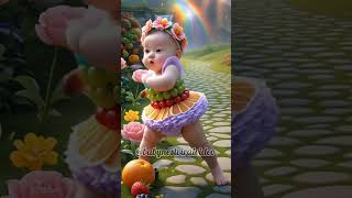 Cute baby cool dance 😂 #shorts