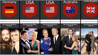 World Richest Celebrity Couple Comparison 2023 Net Worth