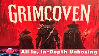 Grimcoven - All In, In-Depth Unboxing - Not Bored Gaming