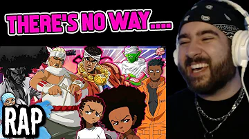 Shwabadi Reacts to Black Anime Character Rap Cypher | GameboyJones ft. Breeton Boi, Diggz & More