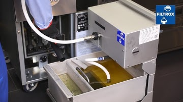 The use of the LS-2 portable filtration machine for frying oil in food service.