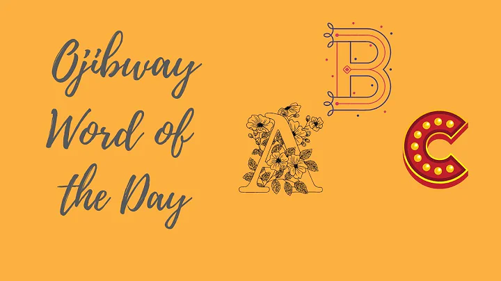 #44 Ojibway Alphabet