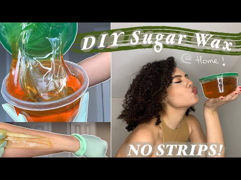 DIY शुगर मेण घरी | सोपे | ✨🍯