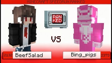 Let him COOK | Bigbigmongey vs BeefSalad | MCSR Ranked 1v1