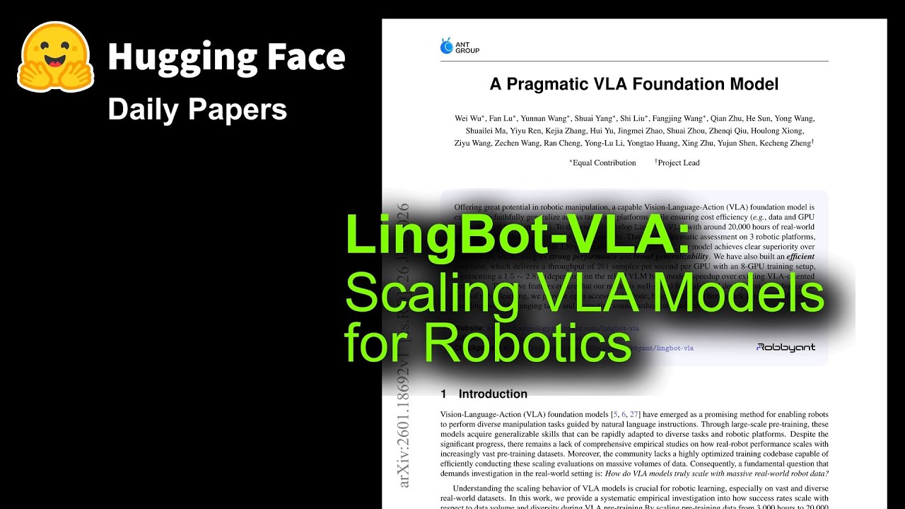 LingBot-VLA: Scaling VLA Models for Robotics