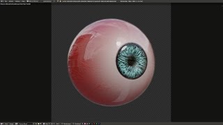 Procedural Eyeball Texture in blender