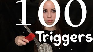 100 ТРИГГЕРОВ ЗА 4 МИНУТЫ АСМР/ASMR 100 TRIGGERS IN 4 MINUTES