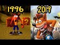 Graphical Evolution of Crash Bandicoot (1996-2019)