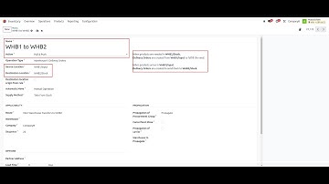 How to automate transfer of incoming products from WH1 to WH2 using Advance Routes and Rules