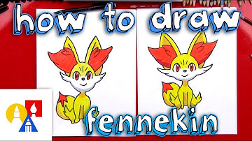 How To Draw Fennekin Pokemon (Toy Giveaway)
