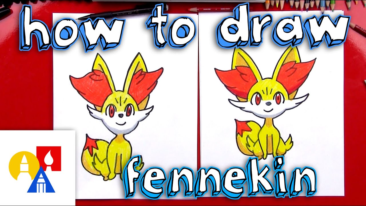 ✨ How To Draw Fennekin POKEMON ✨ 페네킨 포켓몬 그리는 방법 