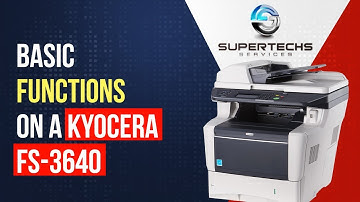 #Kyocera Kyocera FS-3540/3640 Basic Tutorial