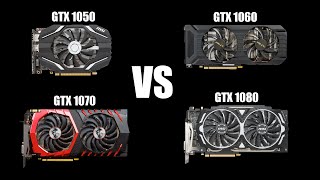 Какую видеокарту выбрать ? Сравнение(Тест) 1050 vs 1060 vs 1070 vs 1080 в 5 играх Какую видеокарту выбрать ? Сравнение(Тест) 1050 vs 1060 vs 1070 vs 1080 в 5 играх