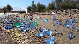 1Hunting precious stones and crystals from the river 💎🪨