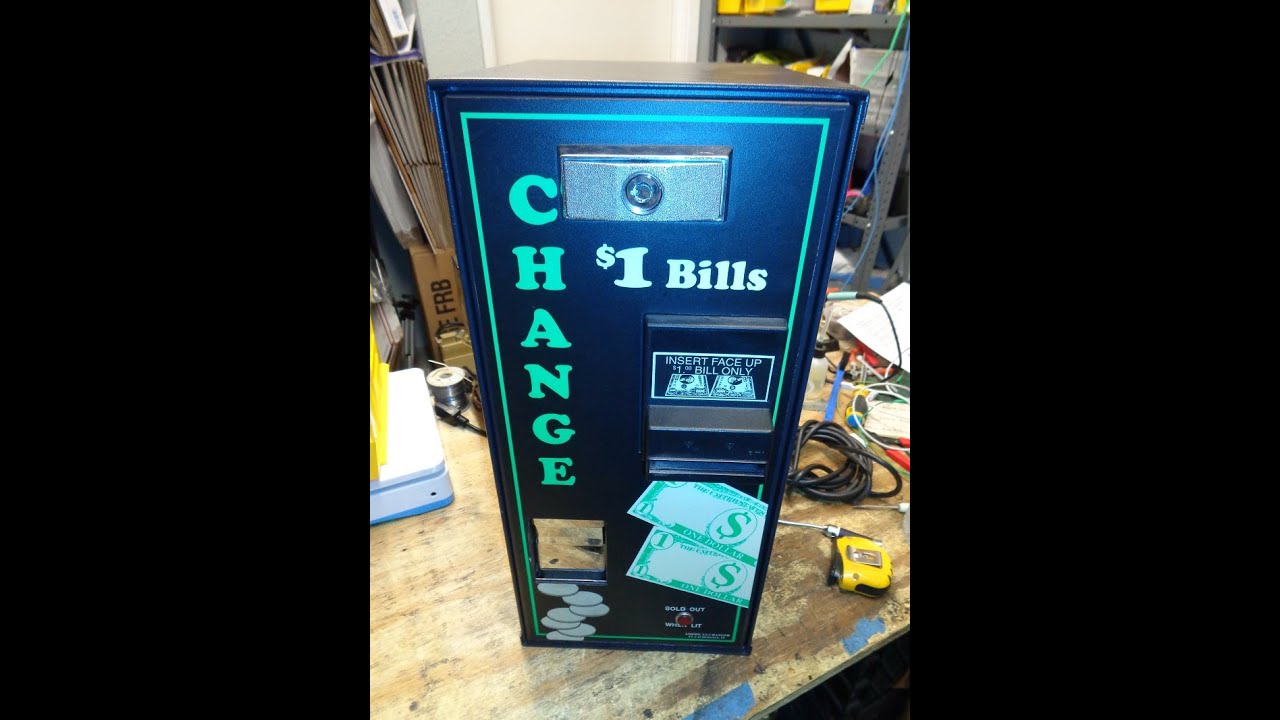 American Changer AC-400 Change Machine Operation Video - YouTube