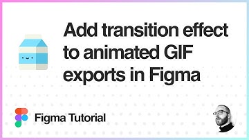 Figma Tutorial: Add transition effects to animated GIF exports in Figma