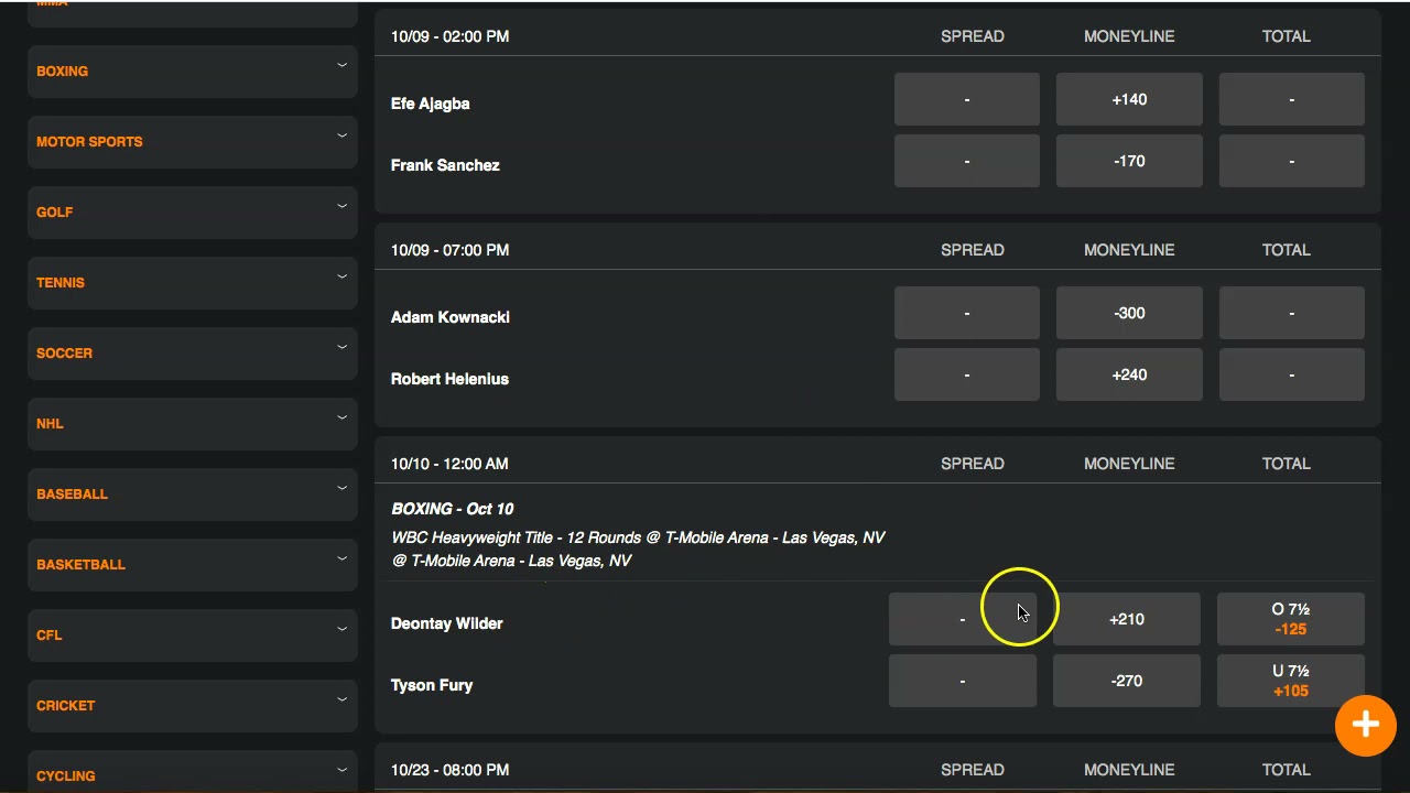 How to bet on Boxing Matches Online - YouTube