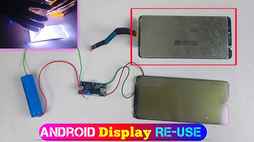How To Used Broken Mobile Display | Make Useful Light From Broken Display |  Smart Idea