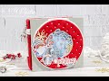 Album de scrapbook "Christmas Tale" con Ecopiel y Antelina de Kora projects.