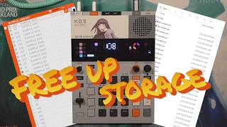 How to Clean Up Unused Files on the KO II